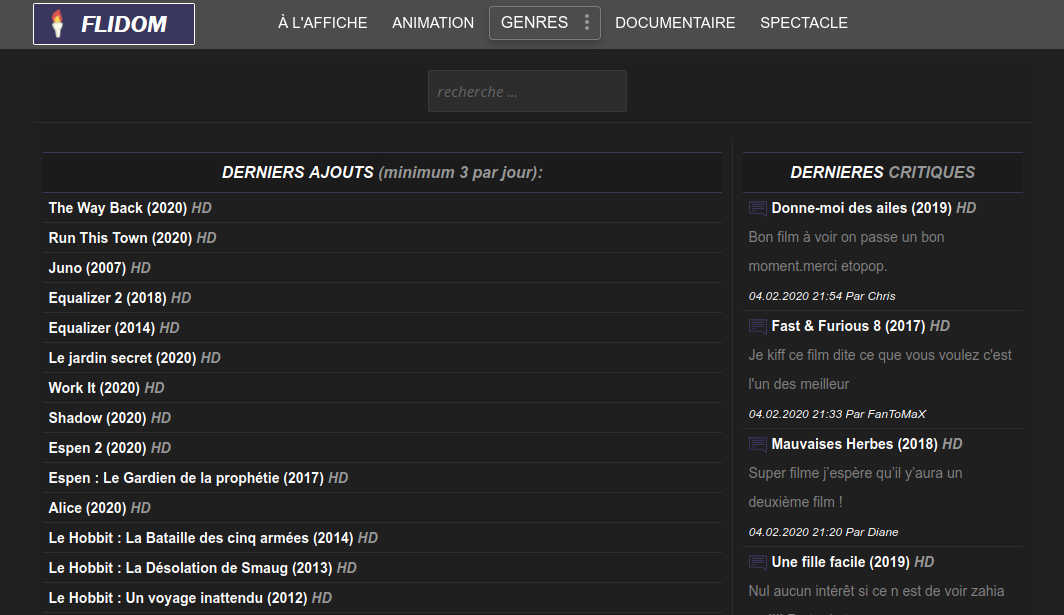 flidom films streaming gratuit