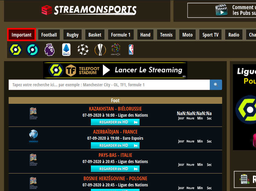streamonsport sport direct