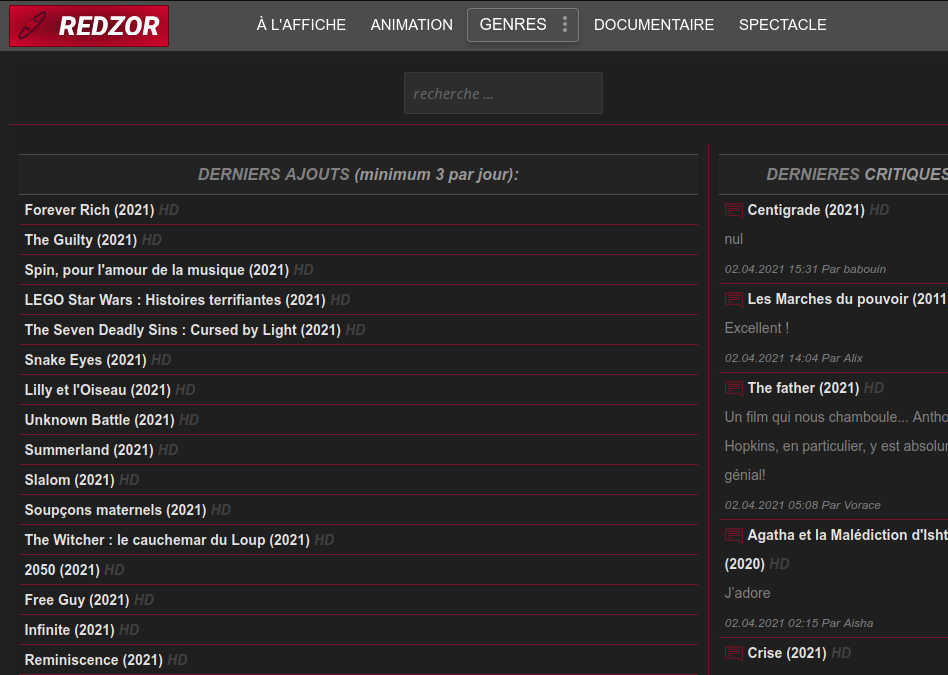 Film Streaming , streaming vf, voirstreaming redzor.com -> nidroy.com